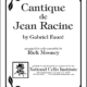 Cantique de Jean Racine sheet music cover