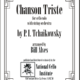 Chanson Triste sheet music cover