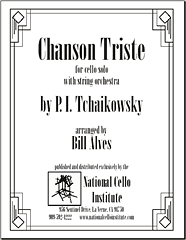 Chanson Triste sheet music cover