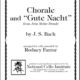 Chorale and "Gute Nacht" sheet music cover