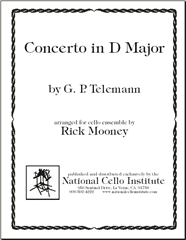 Concerto in D Major sheet music cover