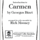 Carmen sheet music