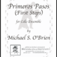 Primeros Pasos (First Steps) sheet music cover