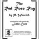 The Red Rose Rag sheet music cover
