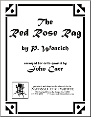 The Red Rose Rag sheet music cover