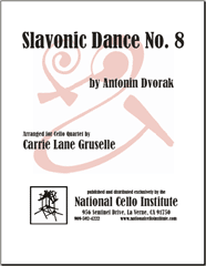 Slavonic Dance No. 8 sheet music cover