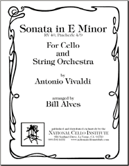 Sonata in E Minor sheet music cover