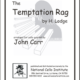 The Temptation Rag sheet music cover