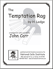 The Temptation Rag sheet music cover