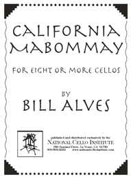 California Mabommay sheet music cover